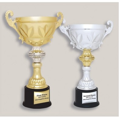 13" Metal Loving Cup w/Plastic Base