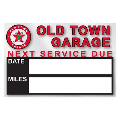 Repositionable Rectangle Cling/Decal (2" x 3")