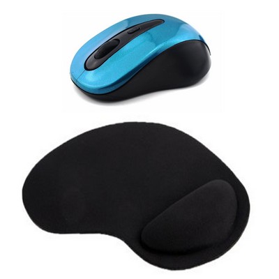 Promotek iBank® 2.4GHz Wireless Mouse + Wrist Rest Mouse Pad