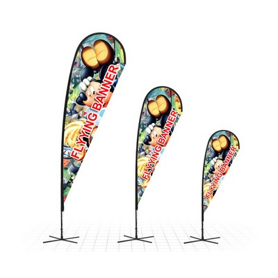 16' "Petal TearDrop" Wing Feather Single Sided Flag Only