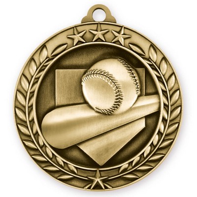 3D Sports & Academic Medal/Baseball