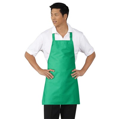 Kelly Green Bib Apron w/Adjustable Neck Strap