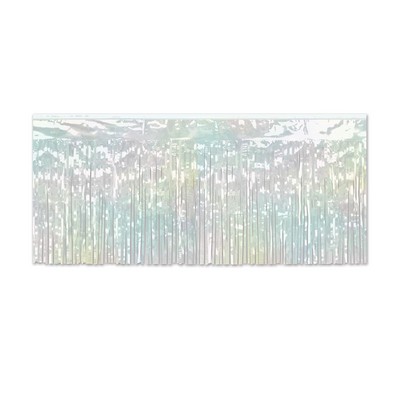 Flame Resistant 1 Ply Metallic Fringe Drapes