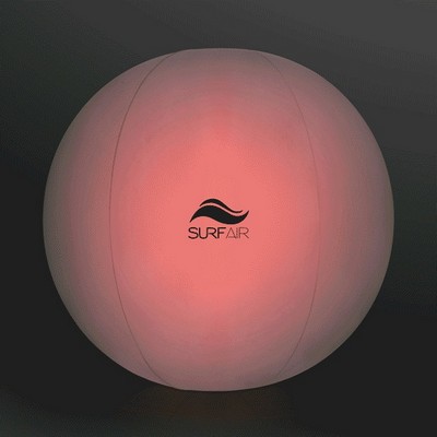 LED Jumbo Inflatable Glow Ball - 20" Diameter - PRINTED