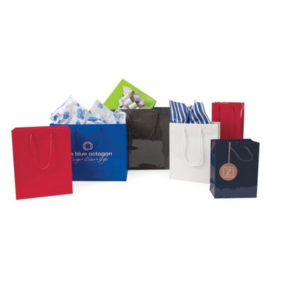 Black Gloss Eurotote Bag (5.5"x3.5"x6")