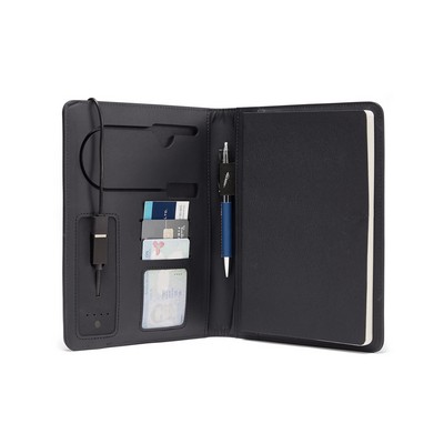 Roma 6"x8" Wireless Power Charger Refillable Journal