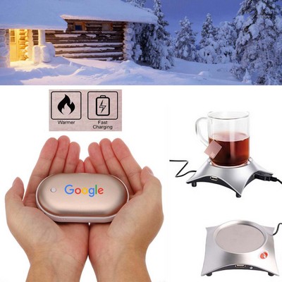 Promotek iBank® Hand Warmer + 5200mAh Power Bank Charger + Cup Warmer (Gold)
