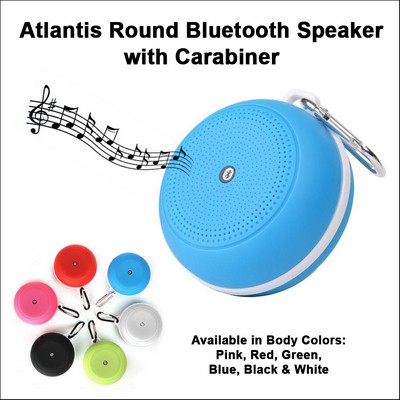Atlantis Bluetooth Speaker with Carabiner No Extra Tariff