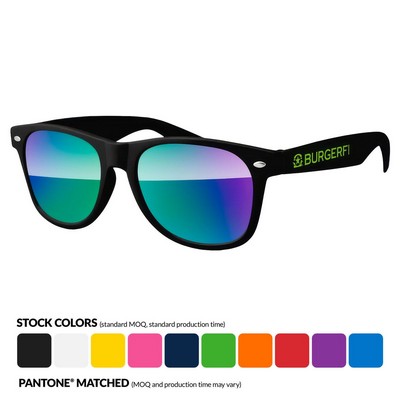 Retro Mirror Sunglasses W/ Polarized Lenses