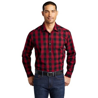 Port Authority Everyday Plaid Shirt.