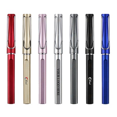 Light Advertising Pen with Metal U-shaped Pen Clip