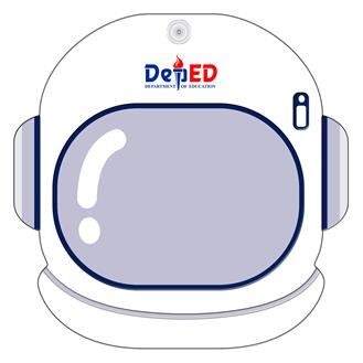 Astronaut Window Sign (Approximately 8"x8")