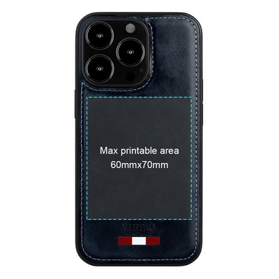 Hybrid Leather + TPU Phone Case For iphone 11 12 13 Customize logo Cover