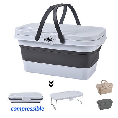 PP+TPE All Purpose Collapsible Picnic Basket