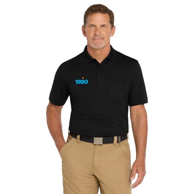 CornerStone Industrial Snag-Proof Pique Pocket Embroidered Polo