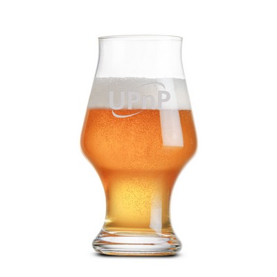 Hanover Beer Glass - 16.5oz - Deep Etch
