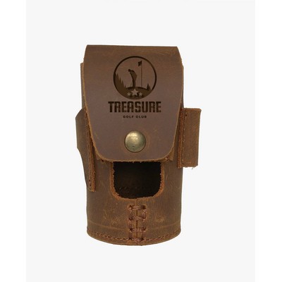 Hunnam Leather Golf Ball Case