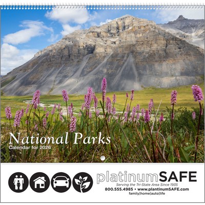 National Parks 12 Subject Appointment Calendar