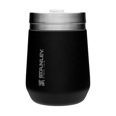 Stanley Drinkware Go Everyday Wine Tumbler, 10 Oz., Matte Black