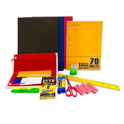 Middle School Supply Kits - 26 Pieces (Case of 10)