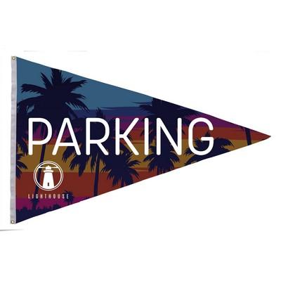 4' x 6' Polyester Pennant Flag Single-Sided