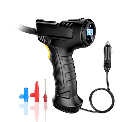 12V wired portable digital display electric inflation pump