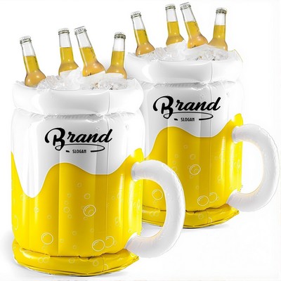 Beer Mug Shaped Inflatable Water Bucket