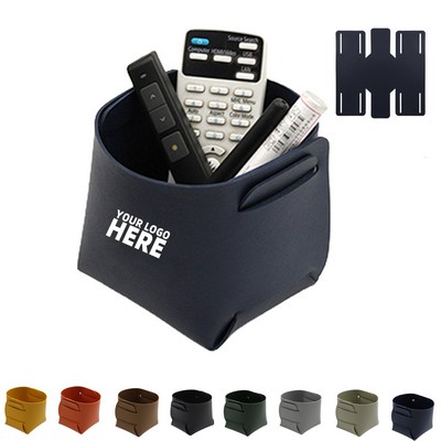 PU Leather Desk Organizer