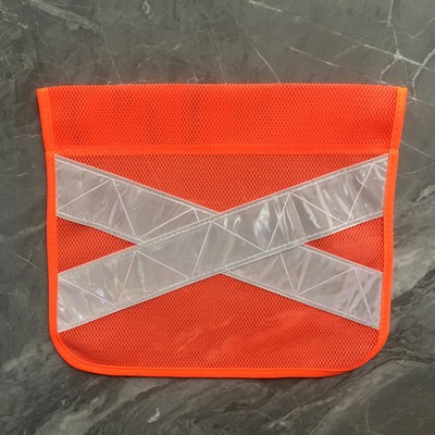 Single Sided Cross-Reflective Safety Flag 11.6"x 10"