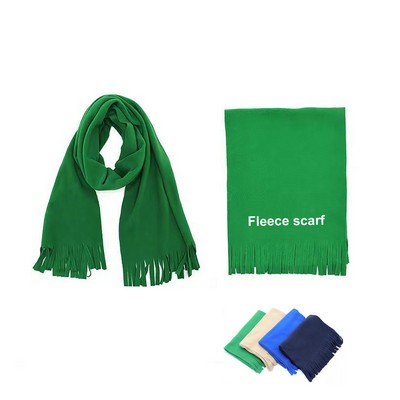 Fleece Scarf With Tassel