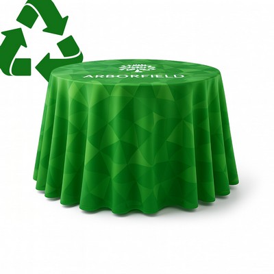 Eco-Poly 96" Round Table Cover Throw