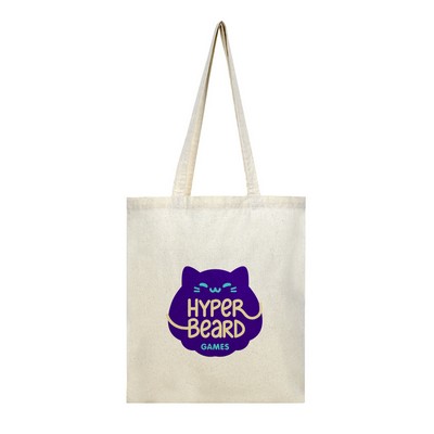 Alabaster Cotton Canvas Tote Bag