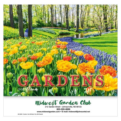 Gardens Wall Calendar: 2026 Stapled
