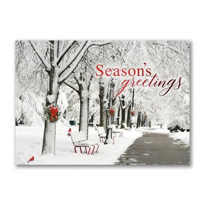 Winter Walk Holiday Card