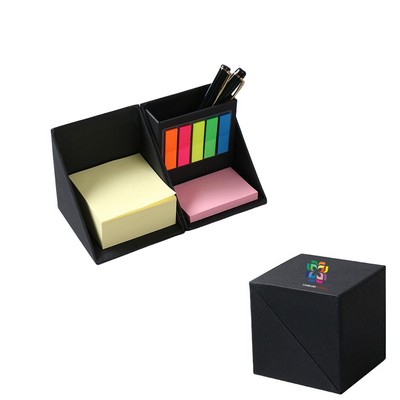 Sticky Notes Set with Pen Holder