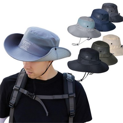 Breathable Mesh Fishing Hat.