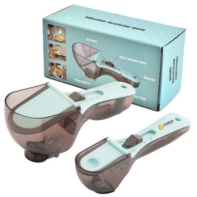 Adjustable Measuring Cups And Spoons Set