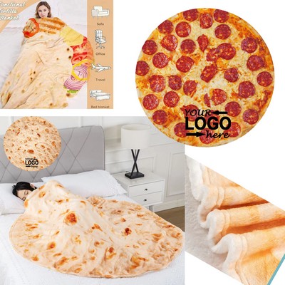 Big Pancake Plush Blanket