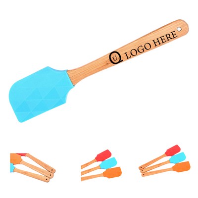 Bamboo Handle Silicone Spatula