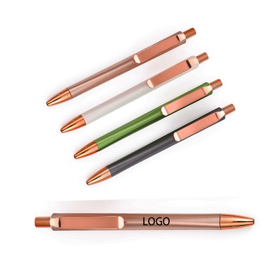 Pressing Style Metal Ballpoint Pen