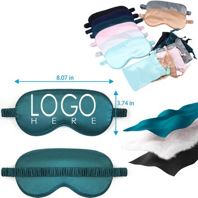 Simulated Silk Blackout Eye Mask