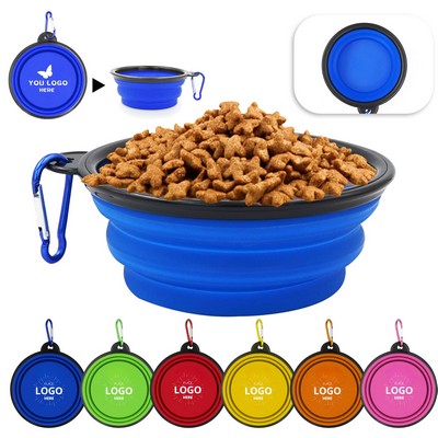 Foldable Silicone Dog Bowl