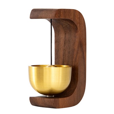 Wooden Brass Doorbell