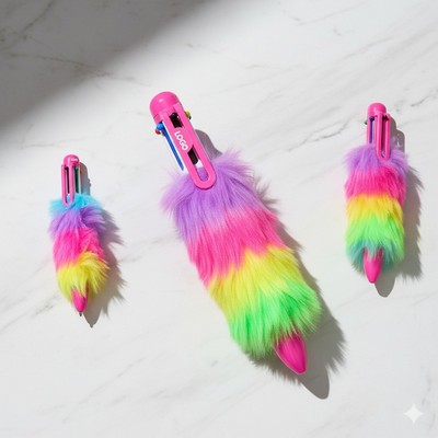 6 Color Refills Slide Activated Pen