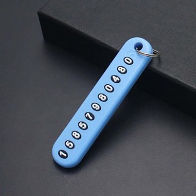 Car Key Phone Number Tag