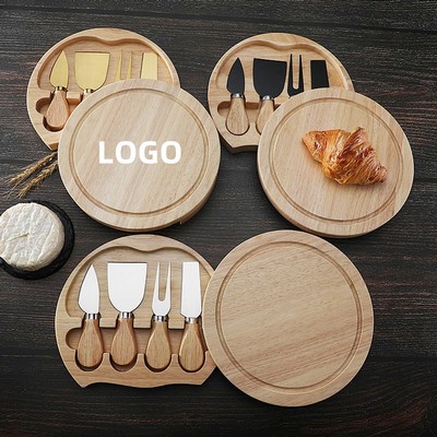 Harper Mini Bamboo Cheese Serving Board with Knife Set