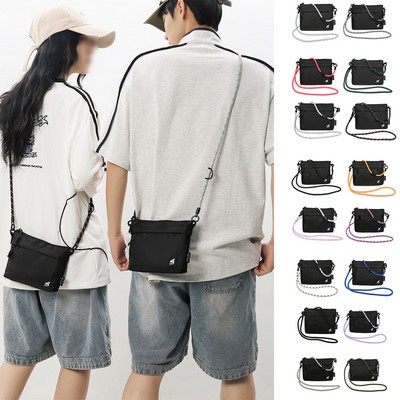 Small Crossbody Bag, Nylon Fabric Waterproof, Travel Purse, Crossbody Phone Bag For Men/Women