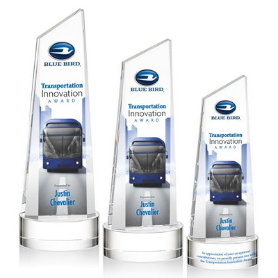 Belmont Tower VividPrint™ Award on Stanrich - Clear