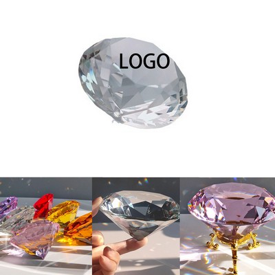 Customizable Crystal Diamond Shape Ornament Decoration