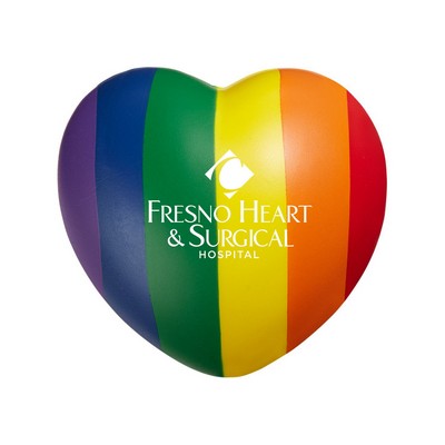 Rainbow Heart Stress Reliever